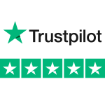 5 star Trustpilot logo